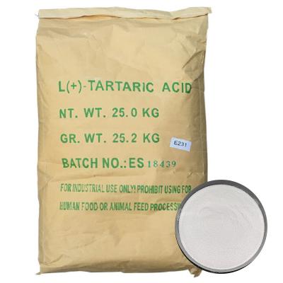 CAS 87-69-4 Industrial Use Construction Grade Tartaric Acid